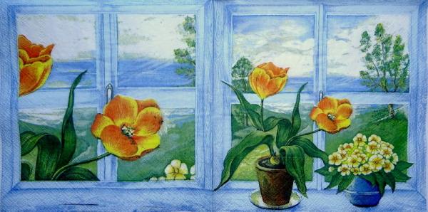 114 Tulpen - 3-lagig (114 blau) - Ihr